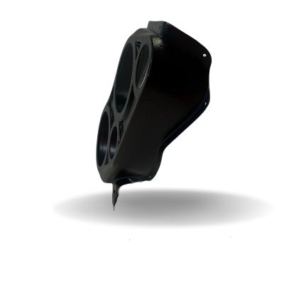 Front Door Custom Speaker Pods for the 2000-2006 Cadillac Escalade Chevrolet Avalanche Silverado Tahoe Suburban GMC Sierra Yukon to hold Dual 6.5 in and Dual 3.5 in  speakers for car audio installation upgrade