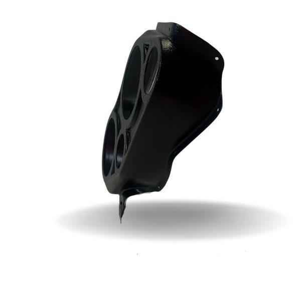 Front Door Custom Speaker Pods for the 2000-2006 Cadillac Escalade Chevrolet Avalanche Silverado Tahoe Suburban GMC Sierra Yukon to hold Dual 6.5 in and Dual 3.5 in  speakers for car audio installation upgrade