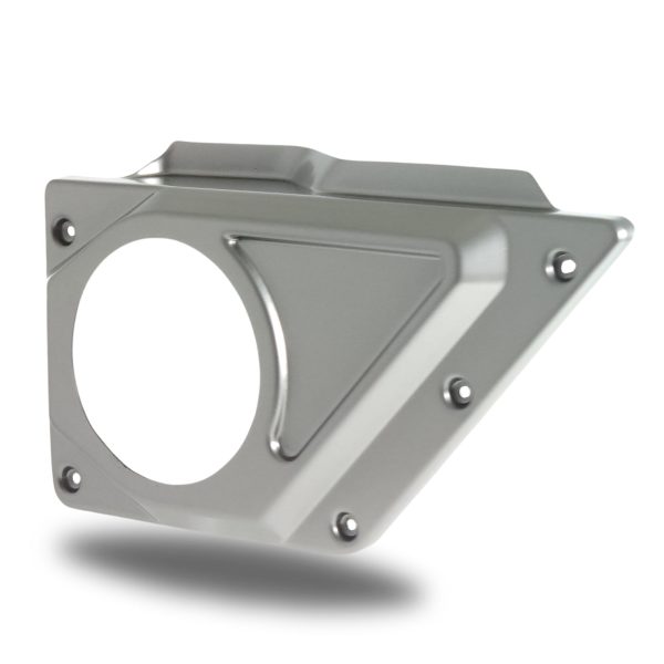 Front Door Custom Speaker Pods for the 2021-2023 Ford Bronco to hold 6.5 in speakers for car audio installation upgrade