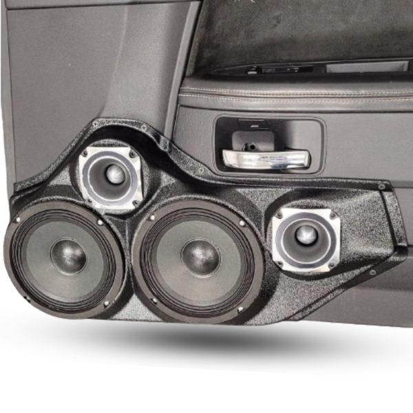 customer image Speaker Upgrade for the Front Door of your 2008-2014 Dodge Challenger. Easy installation of a Dual 6.5" Midrange and Dual 3.5" Super Tweeter for the most powerful car stereo possible.