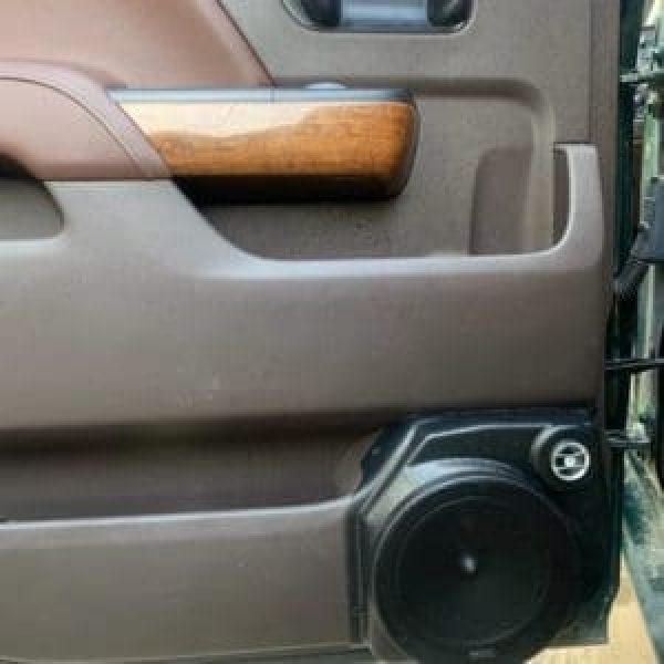 customer image Speaker Upgrade for the Rear Door of your 2014-2018 Chevrolet Silverado, GMC Sierra. Easy installation of a 6.5" Component Set for the most powerful car stereo possible.