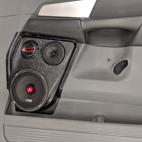 customer image Speaker Upgrade for the Front Door of your 2006-2008 Dodge Ram. Easy installation of a 6.5" Three Way Speaker System for the most powerful car stereo possible.