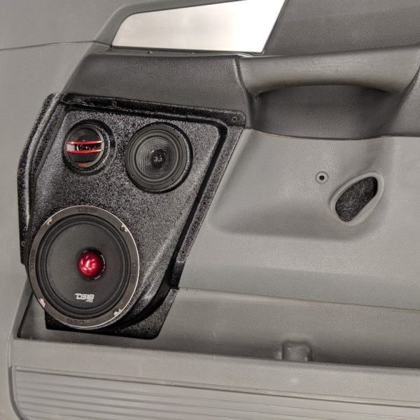 customer image Speaker Upgrade for the Front Door of your 2006-2008 Dodge Ram. Easy installation of a 6.5" Three Way Speaker System for the most powerful car stereo possible.