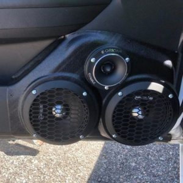 customer image Speaker Upgrade for the Front Door of your 2008-2010 Dodge Charger. Easy installation of a Dual 6.5" Midrange and Single 3.5" Super Tweeter for the most powerful car stereo possible.