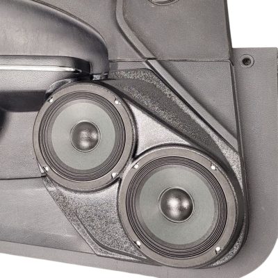 Front Door Custom Speaker Pods for the 2011-2023 Chrysler 300C Dodge Charger to hold Dual 6.5 in  speakers for car audio installation upgrade