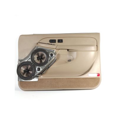 Front Door Custom Speaker Pods for the 2000-2006 Cadillac Escalade Chevrolet Avalanche Silverado Tahoe Suburban GMC Sierra Yukon to hold Dual 8.0 in and Dual 2.0 in  speakers for car audio installation upgrade