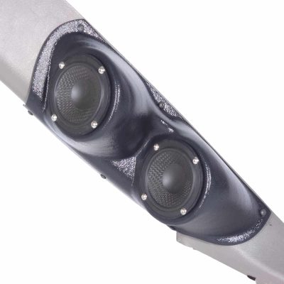 A-Pillar Custom Speaker Pods for the 2000-2006 Cadillac Escalade Chevrolet Avalanche Silverado Tahoe Suburban GMC Sierra Yukon to hold Dual 3.5 in  speakers for car audio installation upgrade