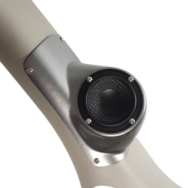 A-Pillar Custom Speaker Pods for the 2002-2005 Dodge Ram Ram to hold 3.5 in  speakers for car audio installation upgrade