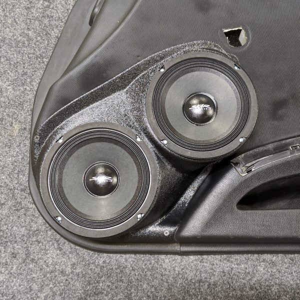 center ortho Speaker Upgrade for the Front Door of your 2002-2008 Nissan 350Z. Easy installation of a Dual 6.5" Midrange for the most powerful car stereo possible.