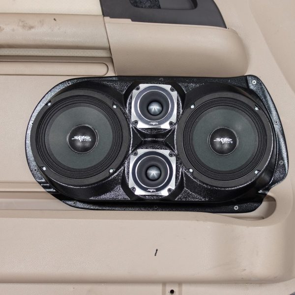 center ortho Speaker Upgrade for the Front Door of your 2003-2006 Ford Expedition. Easy installation of a Dual 6.5" Midrange and Dual 3.5" Super Tweeter for the most powerful car stereo possible.