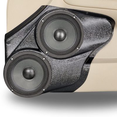 Front Door Custom Speaker Pods for the 2006-2015 Chevrolet Impala to hold Dual 6.5 in  speakers for car audio installation upgrade