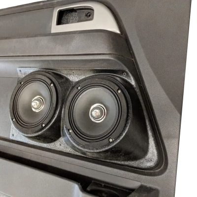 Front Door Custom Speaker Pods for the 2007-2017 Ford Expedition to hold Dual 6.5 in  speakers for car audio installation upgrade