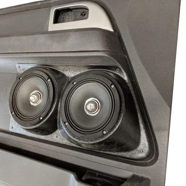 center ortho Speaker Upgrade for the Front Door of your 2007-2017 Ford Expedition. Easy installation of a Dual 6.5" Midrange for the most powerful car stereo possible.