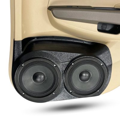 Rear Door Custom Speaker Pods for the 2008-2012 Honda Accord to hold Dual 6.5 in  speakers for car audio installation upgrade