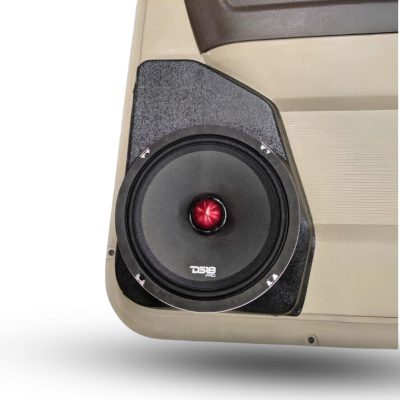 Rear Door Custom Speaker Pods for the 2009-2018 Dodge Ram to hold 8.0 in  speakers for car audio installation upgrade