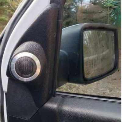 Sail Panel Custom Speaker Pods for the 2009-2018 Dodge Ram to hold 2.0 in  speakers for car audio installation upgrade