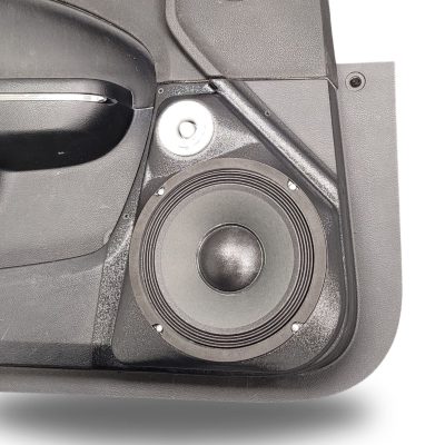 Front Door Custom Speaker Pods for the 2011-2023 Chrysler 300C Dodge Charger to hold 8.0 in and 2.0 in  speakers for car audio installation upgrade