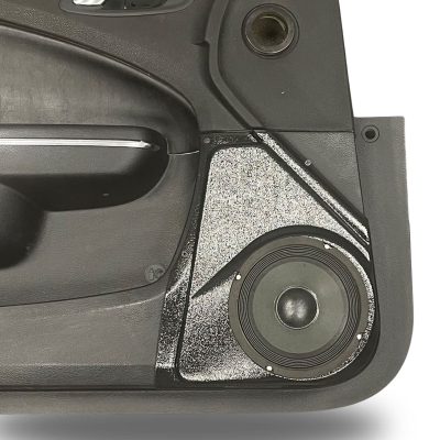 Front Door Custom Speaker Pods for the 2011-2023 Chrysler 300C Dodge Charger to hold 6.5 in speakers for car audio installation upgrade