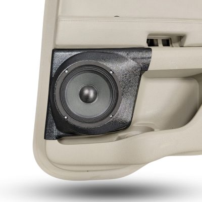 Rear Door Custom Speaker Pods for the 2011-2015 Ford Explorer to hold 6.5 in  speakers for car audio installation upgrade