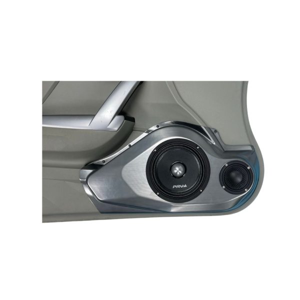 center ortho Speaker Upgrade for the Front Door of your 2012-2015 Honda Civic Coupe. Easy installation of a 6.5" and 3.5" Midrange or Tweeter for the most powerful car stereo possible.