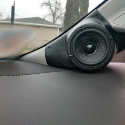 center ortho Speaker Upgrade for the A-Pillar of your 2015-2020 Chevrolet Tahoe, Suburban, GMC Yukon. Easy installation of a Single 3.5" Speaker or Tweeter for the most powerful car stereo possible.