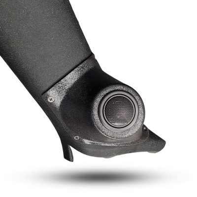 A-Pillar Custom Speaker Pods for the 2015-2023 Dodge Challenger to hold 2.0 in  speakers for car audio installation upgrade