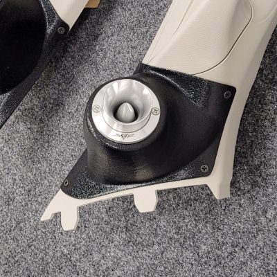 A-Pillar Custom Speaker Pods for the 2015-2022 Chevrolet Colorado GMC Canyon to hold 2.0 in  speakers for car audio installation upgrade