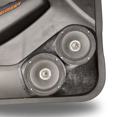 Front Door Custom Speaker Pods for the 2015-2020 Chevrolet Suburban Chevrolet Tahoe GMC Yukon to hold Dual 6.5 in  speakers for car audio installation upgrade