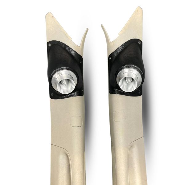 A-Pillar Custom Speaker Pods for the 2005-2010 Jeep GrandCherokee to hold 2.0 in speakers for car audio installation upgrade