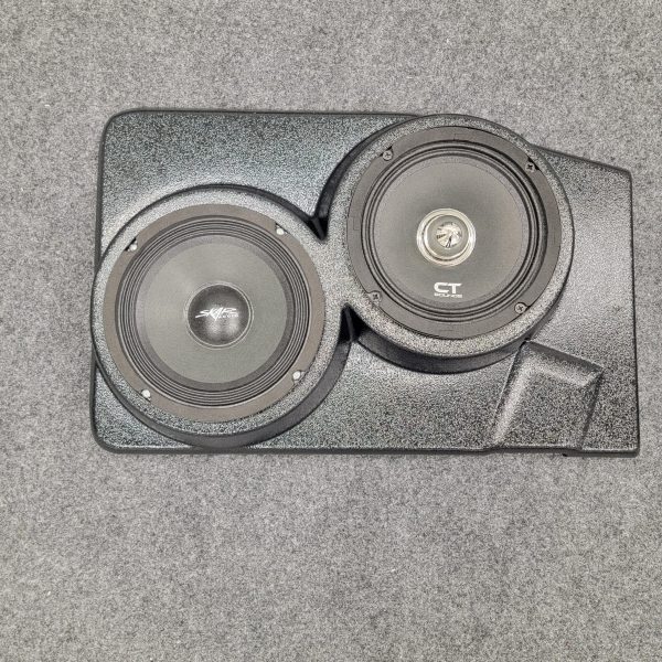 center ortho Speaker Upgrade for the Rear Deck of your 1992-1996 Chevrolet Caprice, Impala SS. Easy installation of a Dual 6.5" Midrange for the most powerful car stereo possible.