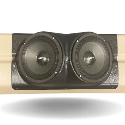 Tail Panel Custom Speaker Pods for the 1995-1999 Chevrolet Silverado GMC Sierra to hold 6.5 in speakers for car audio installation upgrade