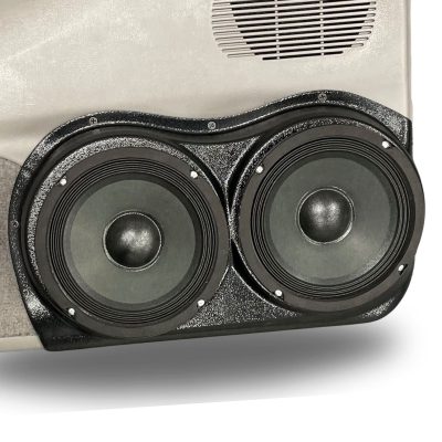 Front Door Custom Speaker Pods for the 1998-2012 Ford Ranger Mazda B-Series to hold Dual 6.5 in  speakers for car audio installation upgrade