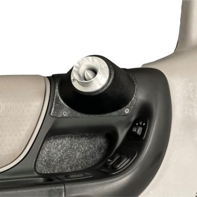 Front Door Custom Speaker Pods for the 1998-2012 Ford Ranger Mazda B-Series to hold 2.0 in speakers for car audio installation upgrade