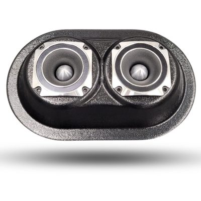 Universal Custom Speaker Pods for the Universal Universal,SelectYourVehicle Universal to hold Dual 3.5 in  speakers for car audio installation upgrade