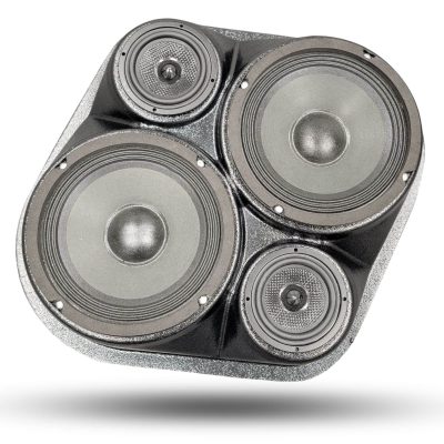 Universal Custom Speaker Pods for the Universal Universal,SelectYourVehicle Universal to hold Dual 6.5 in and Dual 3.5 in speakers for car audio installation upgrade