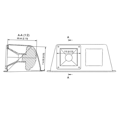 Universal Custom Speaker Pods for the Universal Universal,SelectYourVehicle Universal to hold Dual 4.0 in speakers for car audio installation upgrade