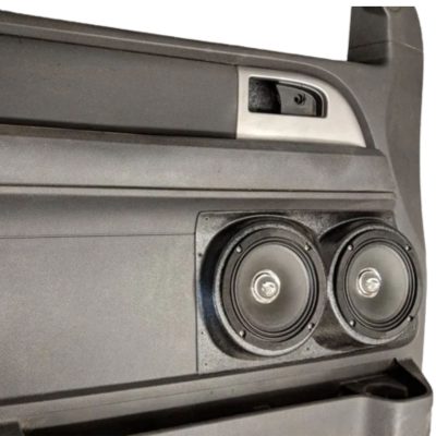 Front Door Custom Speaker Pods for the 2007-2017 Ford Expedition to hold Dual 6.5 in  speakers for car audio installation upgrade