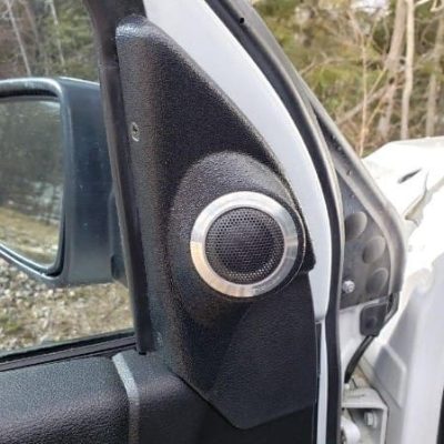 Sail Panel Custom Speaker Pods for the 2009-2018 Dodge Ram to hold 2.0 in  speakers for car audio installation upgrade