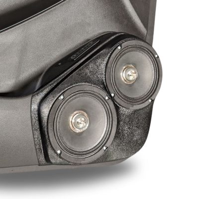 Front Door Custom Speaker Pods for the 2015-2020 Chevrolet Suburban Chevrolet Tahoe GMC Yukon to hold Dual 6.5 in  speakers for car audio installation upgrade