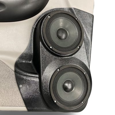 Front Door Custom Speaker Pods for the 1998-2012 Ford Ranger Mazda B-Series to hold Dual 6.5 in  speakers for car audio installation upgrade