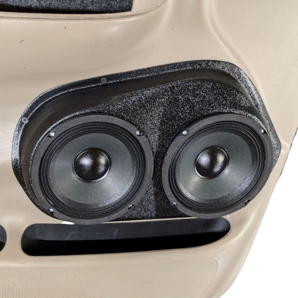 left 1 Speaker Upgrade for the Front Door of your 1999-2003 Ford F150. Easy installation of a Dual 6.5" Midrange for the most powerful car stereo possible.