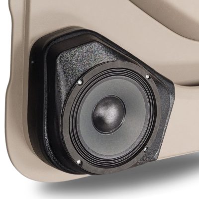 Rear Door Custom Speaker Pods for the 2015-2020 Chevrolet Suburban Chevrolet Tahoe GMC Yukon to hold 8.0 in  speakers for car audio installation upgrade
