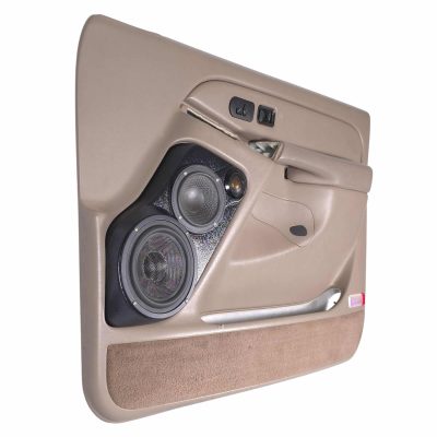 Front Door Custom Speaker Pods for the 2000-2006 Cadillac Escalade Chevrolet Avalanche Silverado Tahoe Suburban GMC Sierra Yukon to hold 6.5 in and 4.0 in and 2.0 in  speakers for car audio installation upgrade