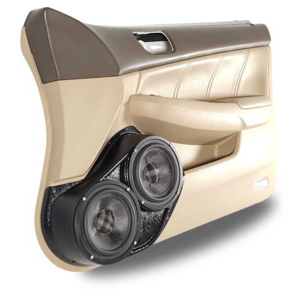 left full Speaker Upgrade for the Front Door of your 2003-2007 Honda Accord Sedan. Easy installation of a Dual 6.5" Midrange for the most powerful car stereo possible.