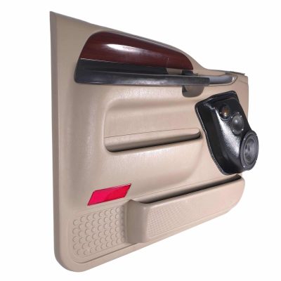 Front Door Custom Speaker Pods for the 1999-2007 Ford Excursion F-250F-350 to hold 6.5 in and 3.5 in and 2.0 in  speakers for car audio installation upgrade