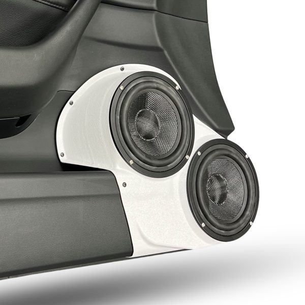 left ortho Speaker Upgrade for the Front Door of your 2003-2007 Honda Accord Coupe. Easy installation of a Dual 6.5" Midrange for the most powerful car stereo possible.