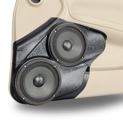 Front Door Custom Speaker Pods for the 2006-2015 Chevrolet Impala to hold Dual 6.5 in  speakers for car audio installation upgrade