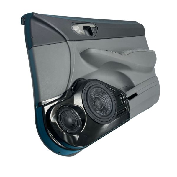 left ortho Speaker Upgrade for the Front Door of your 2006-2011 Honda Civic Sedan. Easy installation of a 6.5" and 3.5" Midrange or Tweeter for the most powerful car stereo possible.