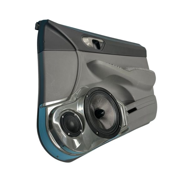 left ortho Speaker Upgrade for the Front Door of your 2006-2011 Honda Civic Sedan. Easy installation of a 8" and 3.5" Super Tweeter for the most powerful car stereo possible.