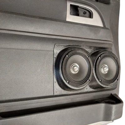 Front Door Custom Speaker Pods for the 2007-2017 Ford Expedition to hold Dual 6.5 in  speakers for car audio installation upgrade
